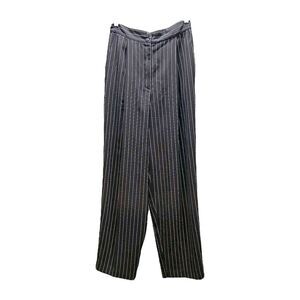 VTG 90s/Y2K Hugo Buscati Collection Black‎ Pinstripe Pants 14 in Rise Size 8